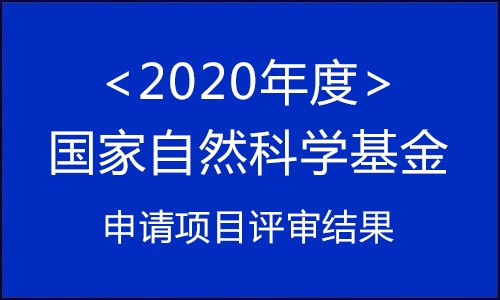 今日速查 | 2020 年國自然基金評審結果（附查詢渠道）
