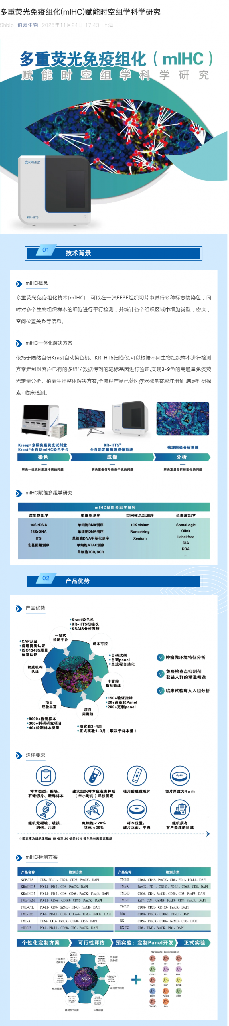 多重?zé)晒饷庖呓M化（mIHC) 賦能時空組學(xué)科學(xué)研究
