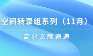 十一月高分文獻速遞 | 空間轉(zhuǎn)錄組系列